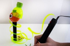 可回收塑料瓶做打印材料的3D打印笔Renegade（图文教程）