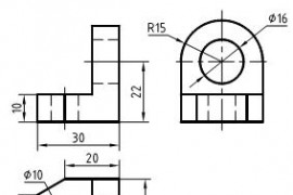 CAD绘图技能实验（四）绘制正等轴测图（图文教程）