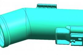 塑胶模具设计：巧夺天工的吸尘器弯管模具结构剖析