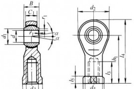 SIB…C、SA…C型杆端关节轴承的结构型式和外形尺寸(图文教程) ...