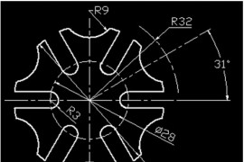 浩辰CAD2011机械_（29）齿形零件绘制（图文教程）