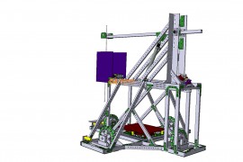 自动投掷机器人3D数模图纸 3D模型