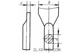 锻造结构设计:扁钢辗成圆柱形的端部尺寸（图文教程）