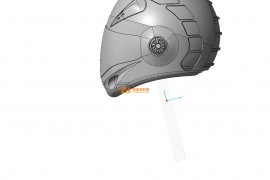 摩托车头盔模具+头盔模型
