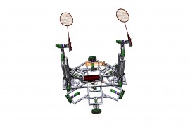 双打羽毛球移动机器人设计