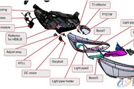 塑胶模具设计汽车灯具点睛之笔——斑光花纹