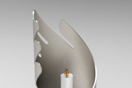 UG塑胶模具设计绘制一个创意手遮蜡烛台，真好看