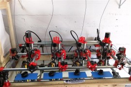 将一台CNC改装成带4个打印头的3D打印机（图文教程）