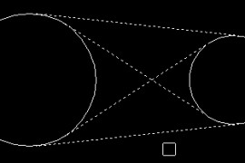 浩辰CAD2013之二十六:快速绘制两圆公切线（图文教程）