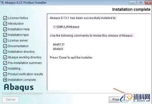 Abaqus 6.13软件图文安装教程,Abaqus 6.13软件图文安装教程,点击,next,变量,打开,install,第26张