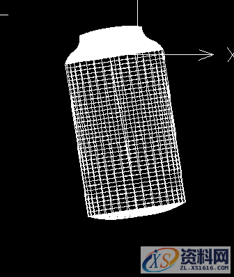 CAD旋转网格命令画易拉罐简易教程,CAD旋转网格命令画易拉罐简易教程,线段,旋转,精雕,三维,模具设计,第3张