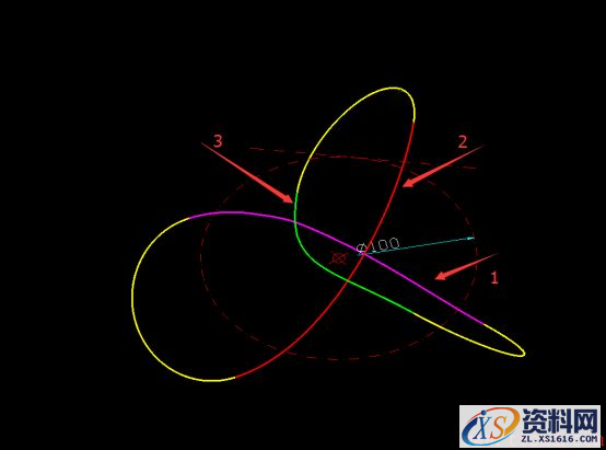 艺术环CAD建模教程(图文教程),CAD复杂环形建模教程,图中,步骤,七色花,绘制,过渡,第6张