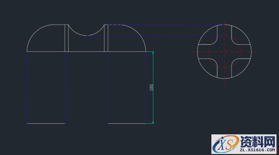 用CAD建模一个小零件(图文教程),CAD的机械零件绘制教程98.png,步骤,二维,实体,图纸,绘制,第2张
