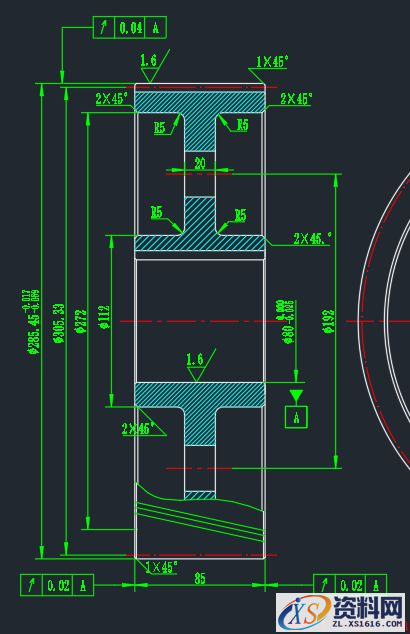 AutoCAD2018绘制齿轮零件图(图文教程),AutoCAD2018绘制齿轮零件图,绘制,齿轮,齿根,实线,分度,第3张