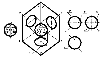 CAD教程第7章-基本体的投影及其表面取点（图文教程）,CAD教程第7章-基本体的投影及其表面取点,投影,面上,棱锥,上点,圆锥,第7张