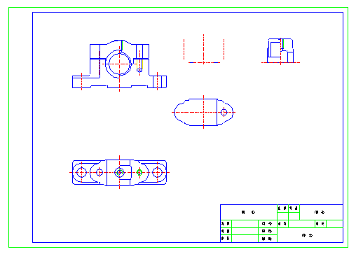 CAD教程第33章-用 AutoCAD2004 拼画装配图（图文教程）,CAD教程第33章-用_AutoCAD2004_拼画装配图,装配图,拼画,视图,插入,零件,第8张