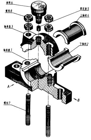 CAD教程第33章-用 AutoCAD2004 拼画装配图（图文教程）,CAD教程第33章-用_AutoCAD2004_拼画装配图,装配图,拼画,视图,插入,零件,第1张