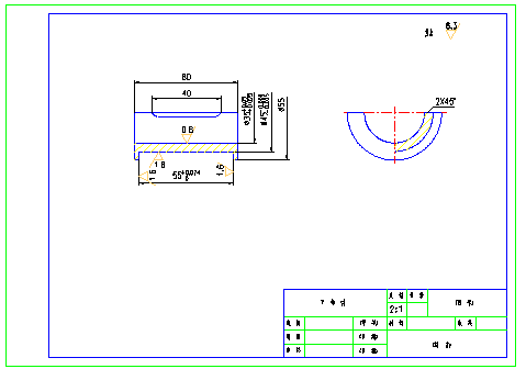 CAD教程第33章-用 AutoCAD2004 拼画装配图（图文教程）,CAD教程第33章-用_AutoCAD2004_拼画装配图,装配图,拼画,视图,插入,零件,第4张