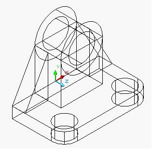 AutoCAD2007教程（七）三维绘图和三维图形编辑（图文教程）,AutoCAD2007教程（七）三维绘图和三维图形编辑,三维,实体,坐标系,命令,提示,第26张