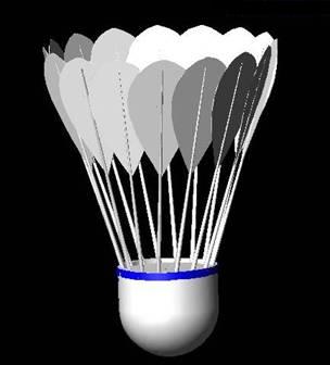 AutoCAD三维建模实例：三维羽毛球（图文教程）,AutoCAD三维建模制作立体羽毛球,如图,三维,旋转,基点,圆环,第15张