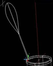 AutoCAD三维建模实例：三维羽毛球（图文教程）,AutoCAD三维建模制作立体羽毛球,如图,三维,旋转,基点,圆环,第13张