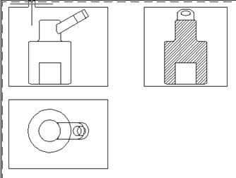 AutoCAD三维转二维的办法（图文教程）,AutoCAD三维转二维的办法,视口,主视图,三维,二维,如图,第12张