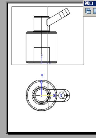 AutoCAD三维转二维的办法（图文教程）,AutoCAD三维转二维的办法,视口,主视图,三维,二维,如图,第4张