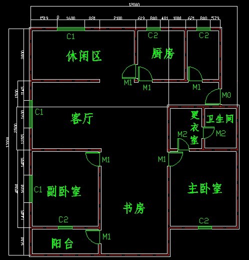 AutoCAD绘制室内设计图步骤（图文教程）,AutoCAD绘制室内设计图步骤,绘制,步骤,AutoCAD,第1张