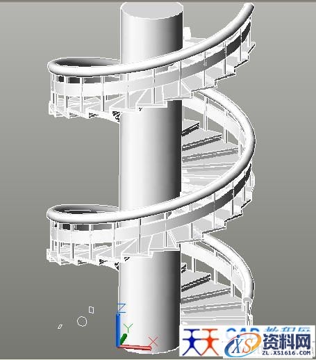 AutoCAD绘制旋转楼梯教程（图文教程）,AutoCAD绘制旋转楼梯教程,教程,绘制,旋转,AutoCAD,第13张