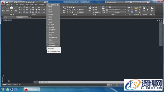 在AutoCAD2016里设置经典界面的方法,AutoCAD2016设置成经典界面的方法,工具,菜单,点击,二维,绘图,第2张