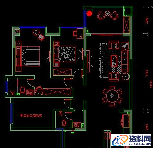 运用AutoCAD绘制电视背景墙的画法教程,室内设计CAD教程5：CAD电视背景墙画法,画法,绘制,AutoCAD,第1张