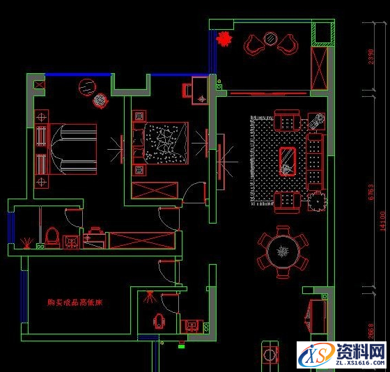 运用AutoCAD绘制电视背景墙的画法教程,室内设计CAD教程5：CAD电视背景墙画法,画法,绘制,AutoCAD,第2张