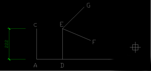 CAD中画45°弯头的方法与步骤,CAD中45°弯头的画法.png,步骤,CAD,第3张