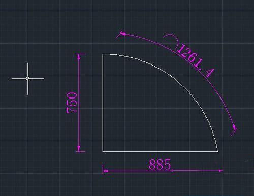 CAD已知弧长和直角边长画圆弧（图文教程）,CAD已知弧长和直角边长怎么画弧,圆弧,第4张