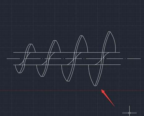 CAD绘制挤出机螺杆平面图（图文教程）,CAD绘制挤出机螺杆平面图的教程,平面图,绘制,第5张
