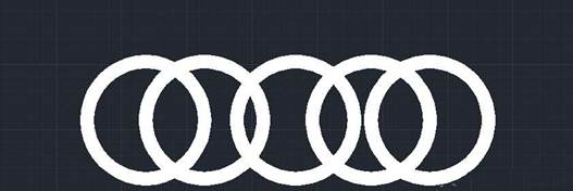 中望CAD绘制奥运五环图形（图文教程）,CAD怎么绘制奥运五环图形?,绘制,图形,第3张