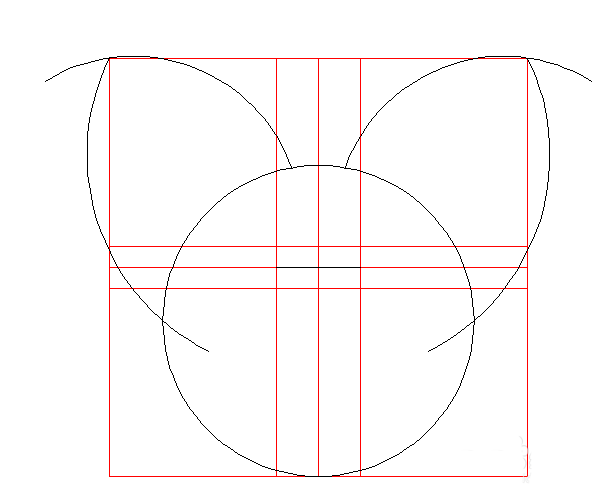 中望CAD绘制阿狸头像简图（图文教程）,用CAD怎么绘制阿狸头像,绘制,教程,第4张