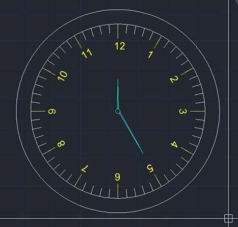 CAD画手表表盘平面图（图文教程）,CAD怎么画手表表盘平面图,平面图,教程,第5张