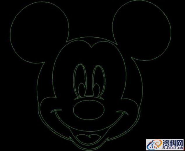 中望CAD绘制米老鼠简笔画（图文教程）,用CAD怎么画一只米老鼠,绘制,教程,第7张