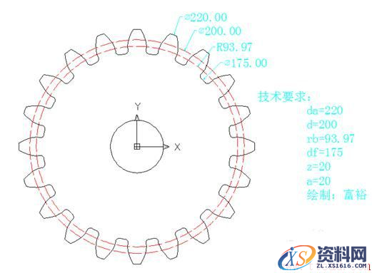 CAD绘制齿轮（图文教程）,如何使用CAD绘制齿轮494.png,绘制,齿轮,教程,CAD,第1张