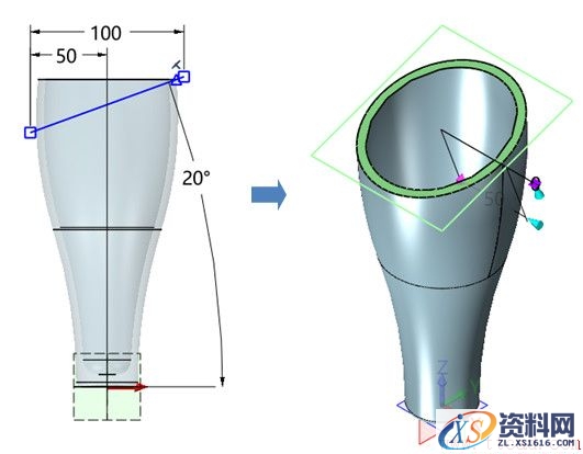 使用中望3D进行花瓶设计与渲染（图文教程）,image008.jpg,花瓶,渲染,进行,使用,第8张