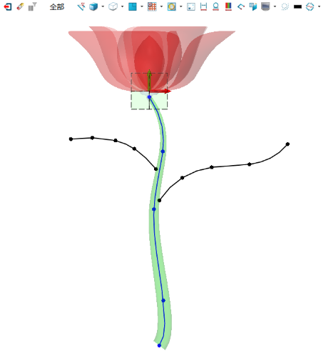 使用中望3D设计玫瑰花（图文教程）,11.png,使用,教程,设计,第11张
