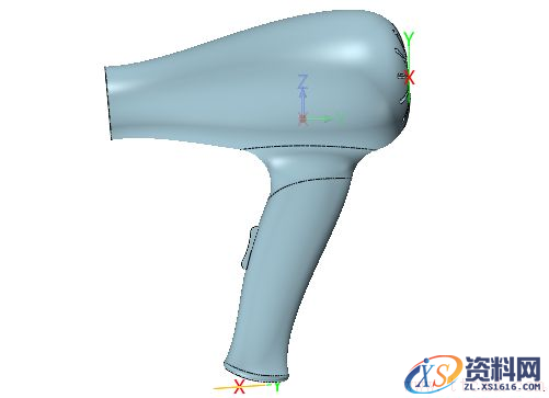 使用中望3D进行吹风机造型设计（图文教程）,1.png,进行,使用,第1张