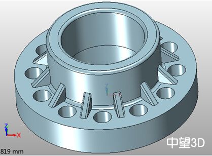 中望3D创建法兰盘零件模型（图文教程）,\,零件,模型,创建,第15张