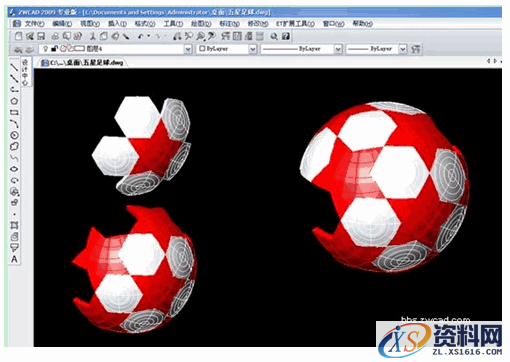 中望CAD五星足球的制作方法（图文教程）,中望CAD五星足球的制作方法,五星,教程,第21张