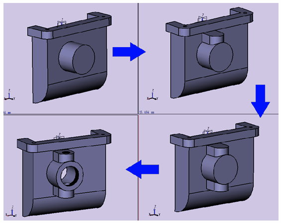 通过中望CAD3D创建涡轮减速器箱体（图文教程）,Click here to open new window,创建,第2张