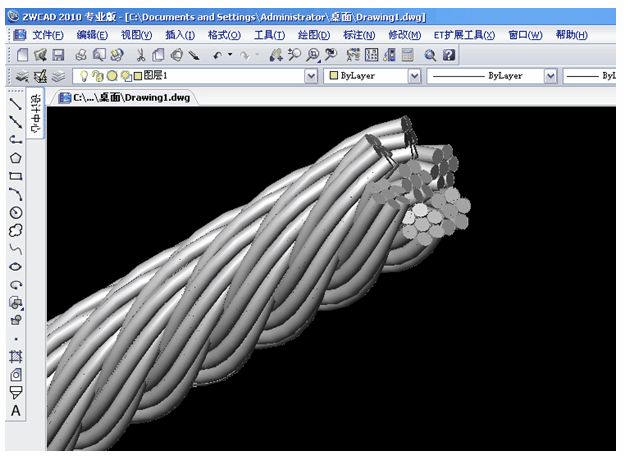 中望CAD制作钢丝绳（图文教程）,中望CAD制作钢丝绳,制作,教程,CAD,第11张