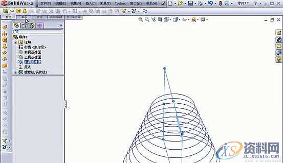 用solidworks三维建模锥形弹簧的方法和步骤,solidworks画弹簧,三维,建模,第4张