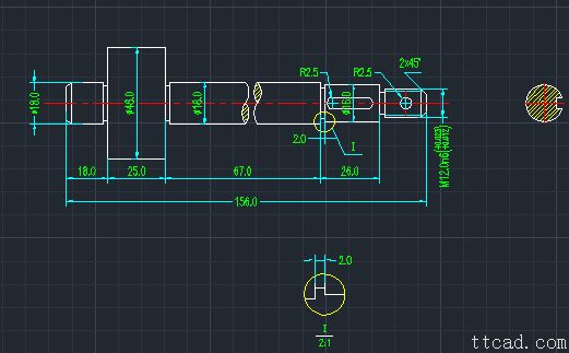 CAD教程:绘制CAD制图轴类零件技巧（图文教程）,cad,教程,制图,绘制,零件,CAD,第2张