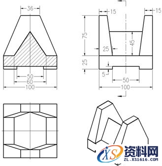 各种CAXA二维截面轮廓的绘制练习图,CAXA练习图,二维,绘制,第15张